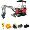 2021 Mini Bagger Mini Digger Mini Excavator 0.8t  Digging Machine For Sale